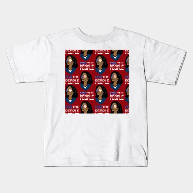 Kamala Harris For The People Kids T-Shirt by Sandra Hutter Designs